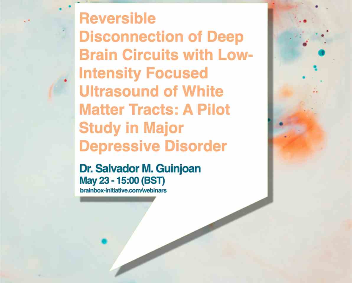 Reversible Disconnection of Deep Brain Circuits with Low-Intensity Focused Ultrasound of White Matter Tracts: A Pilot Study in Major Depressive Disorder, 23 May 2024